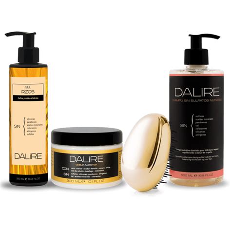 Pack M Todo Curly Champ Mascarilla Gel Cepillo Dalire Cosmetics