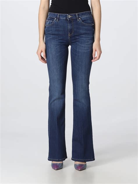 Pinko Outlet Jeans Flora In Denim Denim Jeans Pinko A Mr