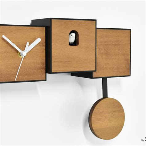 Modern Cuckoo Clock Etsy