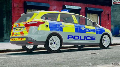 Met Police Ford Focus Estate IRV ELS 8 2013 For GTA 4