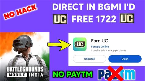 Uc Glitch Get Uc Free In Bgmi Pubg Live Proof Bgmi Free