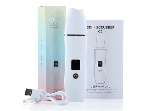 Ультразвуковой скрабер для чистки лица Ultrasonic Skin Scrubber С3 ...