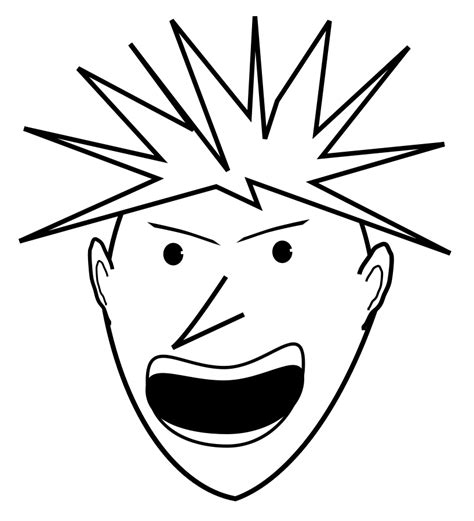 Mad Cartoon Face Clipart | Free download on ClipArtMag