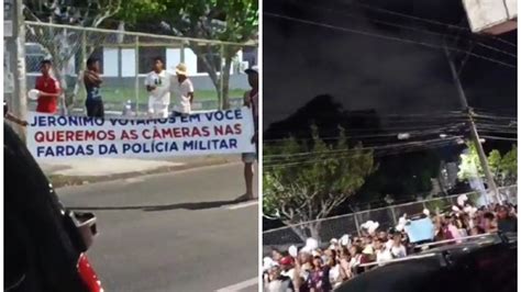 V Deo Popula O Protesta Em Narandiba E Exige Uso De Bodycams Em