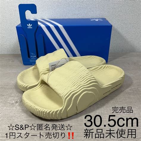 【未使用】1円スタート売切り 新品未使用 Adidas アディダス Adilette 22 Slides アディレッタ スライド サンド スニーカー サンダル 希少 30 5cmの落札情報詳細