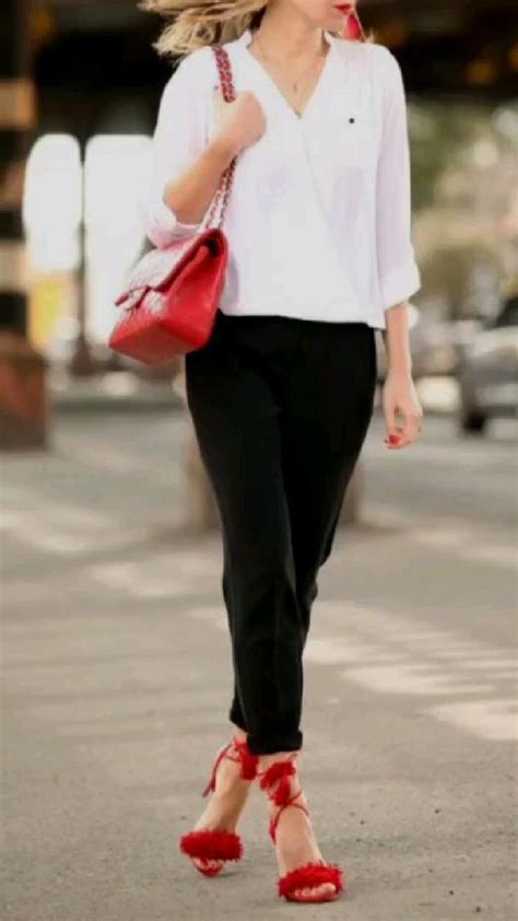 Women’s Red shoes | Outfit Ideas