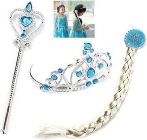 Dzc Cousins Avm Frozen Frozen Elsa Anna Magic Wand Hair And Crown Set