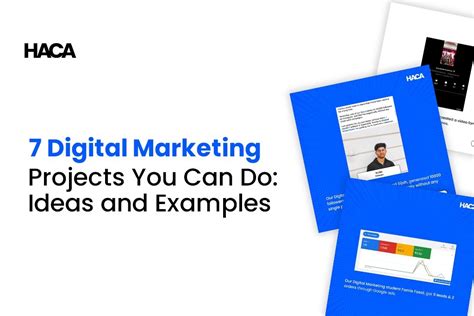 7 Digital Marketing Projects You Can Do: Ideas and Examples