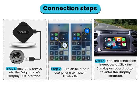 Hikity Wired To Wireless Carplay Adaptateur Pour Autoradio Carplay