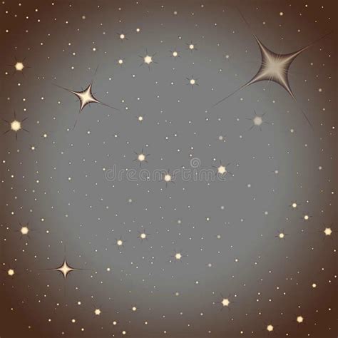 Background with Stars - Brown Stock Illustration - Illustration of ...