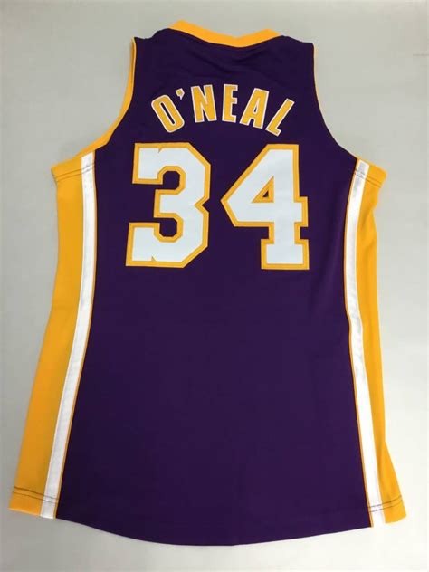 Koszulka Mitchell Ness Los Angeles Lakers 34 Shaquille O Neal Finals