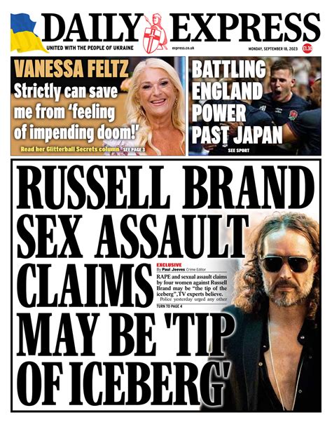 Daily Express Front Page 18th Of September 2023 Tomorrows Papers Today