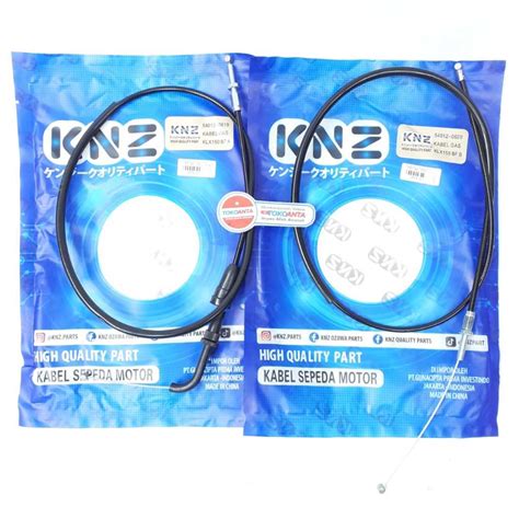 Jual Kabel Tali Gas Set Kawasaki KLX 150 KLX150 BF Bagian Atas Dan