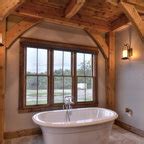 Vintage Barn Frame Addition To Dutch Stone House Traditional