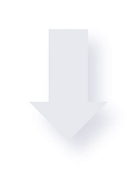 Neumorphic Down Arrow Button Png