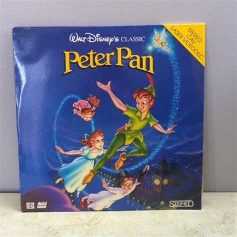 PETER PAN LASERDISC LD Laser Disc Movie Walt Disney S Classic Stereo