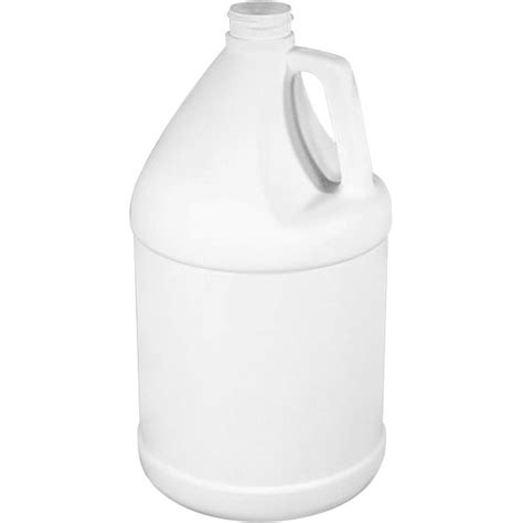 1 Gallon White HDPE Plastic Round Jug 38mm 38 400 120 Grams 96 Jugs