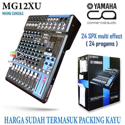 Mixer YAMAHA MG12XU Mikser Audio 12 Chanel 24 SPX Multi Effect Gratis