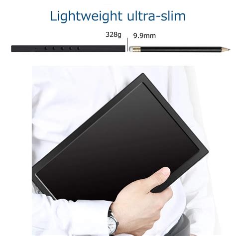 Монитор HD 10,1 дюймов 2K сенсорный экран портативный 2HDMI ips USB ...