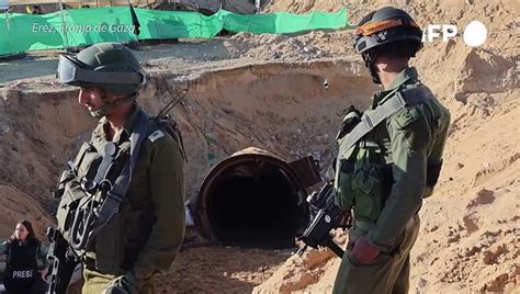 Israel Descubre El Mayor Túnel Subterráneo En Gaza Donde Continúan Los Bombardeos Vídeo