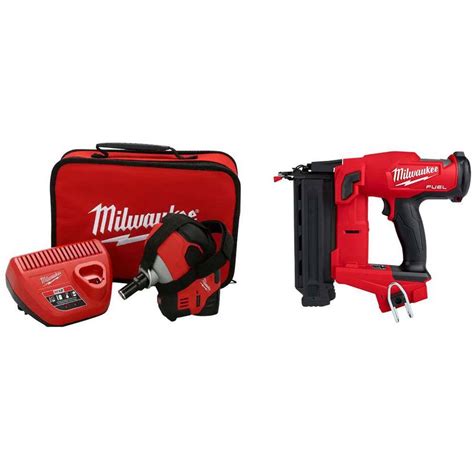 Milwaukee M Cordless Palm Nailer Kit With One Ah Battery Charger