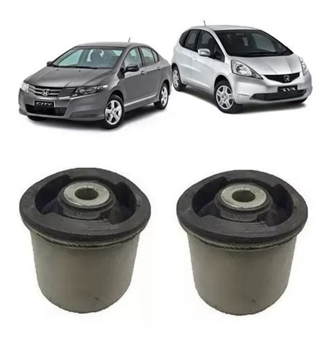 Par Bucha Eixo Traseiro Honda Fit City 2009 2010 2011 2012