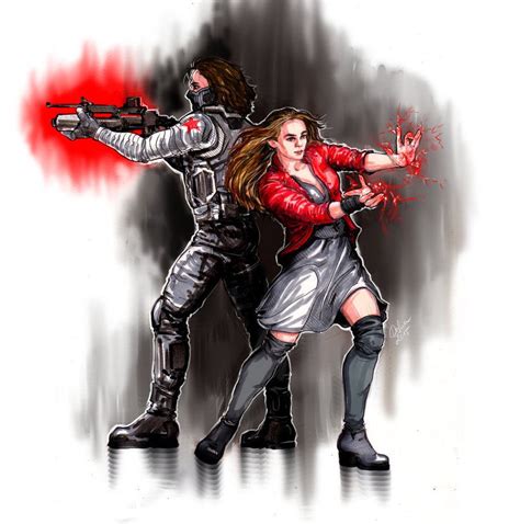 We Want War Wanda Maximoff And Bucky Barnes By Dafnawinchester On