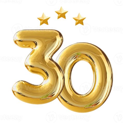 Numéro anniversaire 30 ans 11297133 PNG