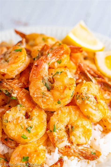 Air Fryer Shrimp With Garlic Butter Belle Of The Kitchen