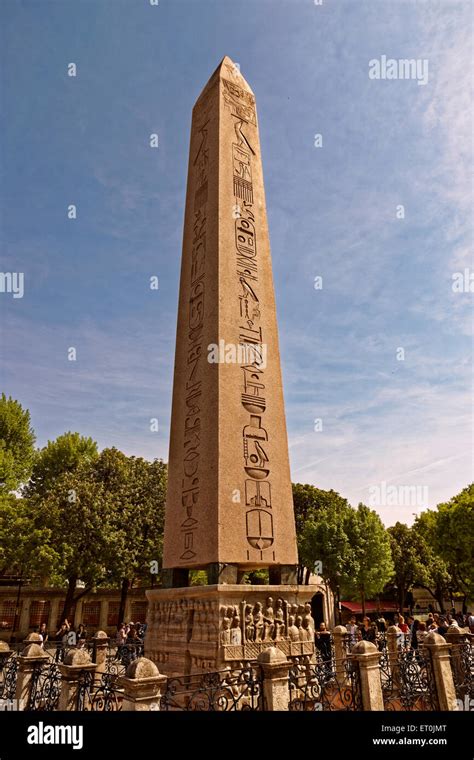 The Obelisk of Theodosius, the Ancient Egyptian obelisk of Pharaoh ...