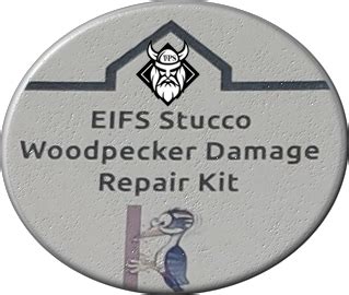 Woodpecker Stucco Repair Kit | Easily Fix Stucco Woodpecker Damage