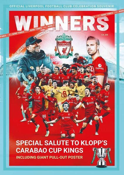 Liverpool FC Carabao Cup 2022 Winners Special Magazine ...