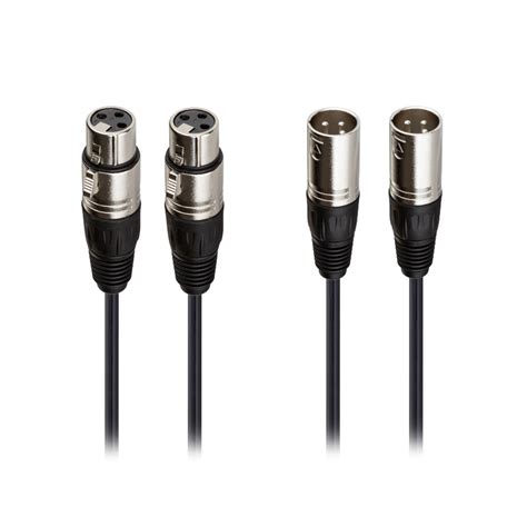 Studio Monitor Cables XLR Balanced (Pair) - MuzikOne