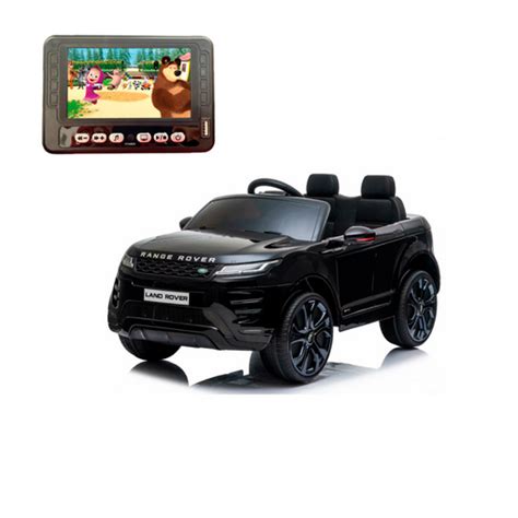 Land Rover Range Rover Evoque Mp4 Negro Coche Eléctrico Infantil Para