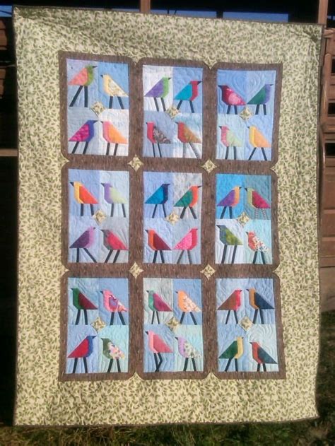 Block Lotto Bird Quilt Pattern Free She Shared That The Pattern Is Free