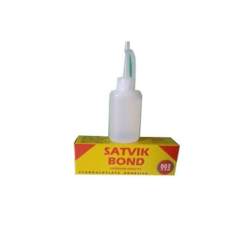 993 16 ML Satvik Bond Cyanoacrylate Adhesive Bottle At Rs 18 Piece In