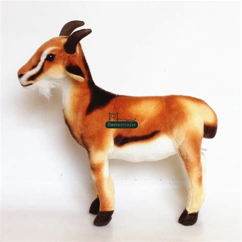 Dorimytrader 50cm Simulation Animal Lovely Standing Goat Plush Toy