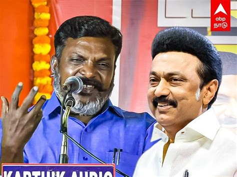 Vck Leader Thirumavalavan Speech On Tamil Nadu Cm Mk Stalin Watch Video