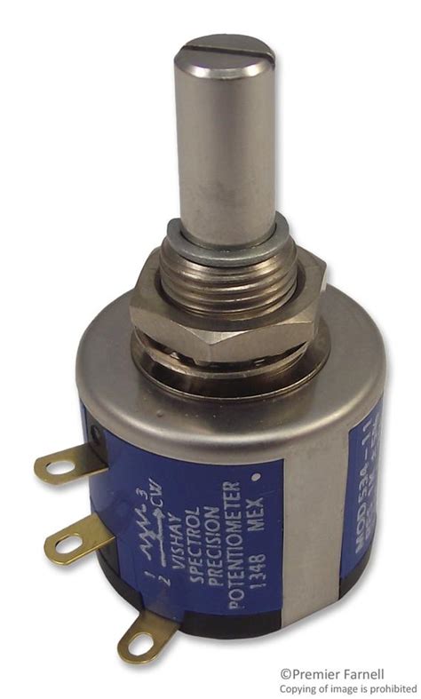 B Jl Vishay Rotary Potentiometer Wirewound Kohm