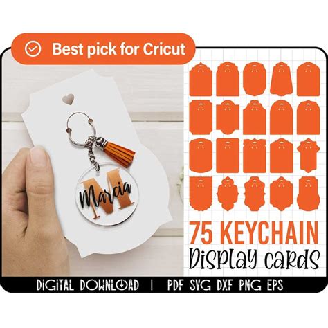 75 Keyring Display Card Svg Bundle Keyring Display Card Tem Inspire