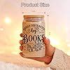 Amazon Coolife 16 Oz Book Lovers Coffee Glass Cups W Lids Straws