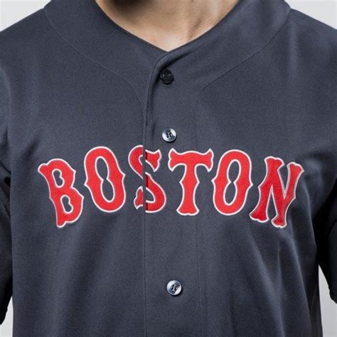 Majestic Athletic Mlb Replica Jersey Boston Red Sox Navy