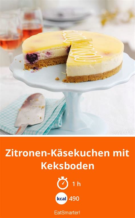 Zitronen K Sekuchen Mit Keksboden Rezept Eat Smarter