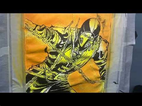 Mortal Kombat Denim Vest Painting Youtube