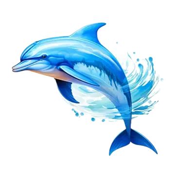 Dolphin Fish Clipart White Background 3d Fishe Fish PNG Transparent