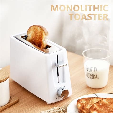 Stainless Steel Toaster 2 Slices Six-Speed Home Automatic Toaster ...