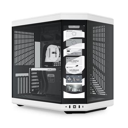 HYTE Y70 Touch Dual Chamber Mid Tower ATX Case With Integrated LCD