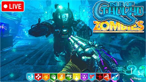 COD BO3 CUSTOM ZOMBIES LIVE NEW ISLE OF CTHULHU MAP DLC 7 EARLY