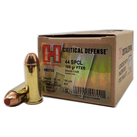 Special Hornady Grain Critical Defense Ftx Hollow Point