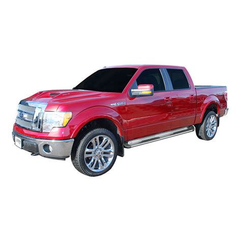 2009 2014 Ford F 150 Super Crew Cab Stainless Steel Side Entry Steps